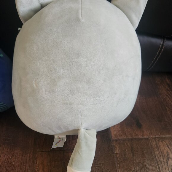 Squishmallows 12" Oakley the Sage Green Wolf Plush Toy Rinz  Blue Monster 7.5 - Picture 3 of 5